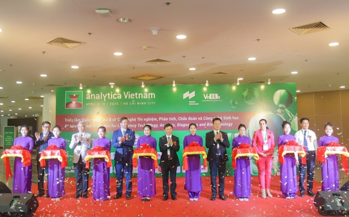 Khai mạc Triển lãm quốc tế lần thứ 8 về công nghệ phân tích, thí nghiệm, chẩn đoán và công nghệ sinh học - Analytica Vietnam 2025